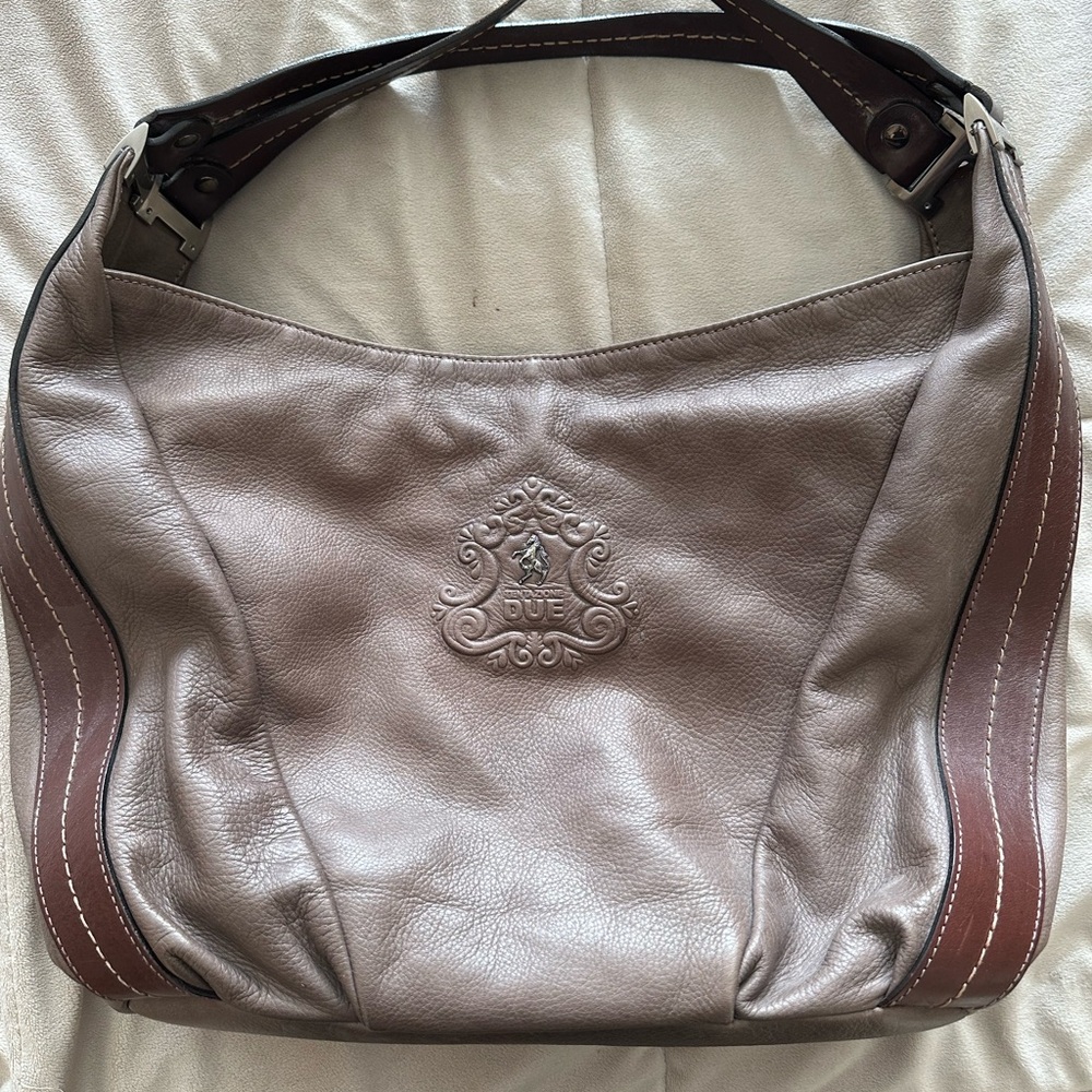 Tentazione Due Made in Italy Leather Hobo Bag EUC